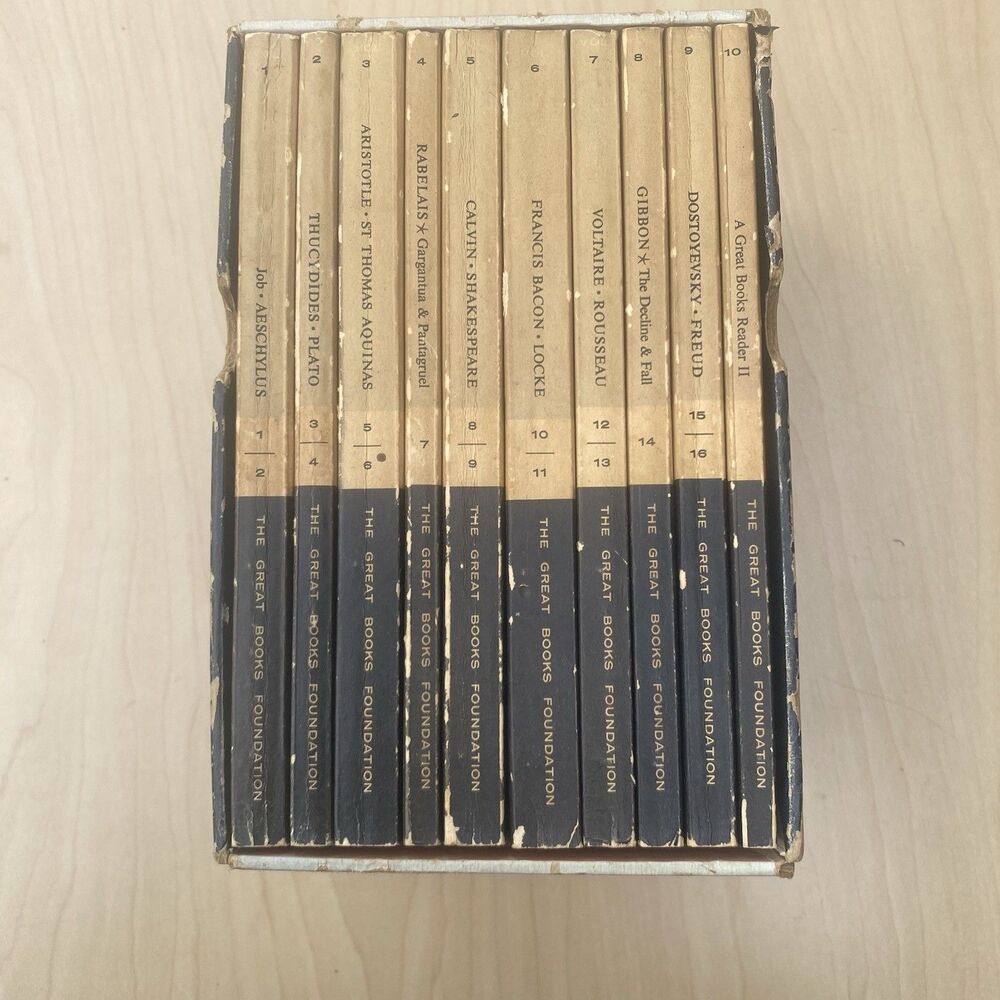 The Great Books Foundation Chicago 3rd Third Year Course Plato Box Set School